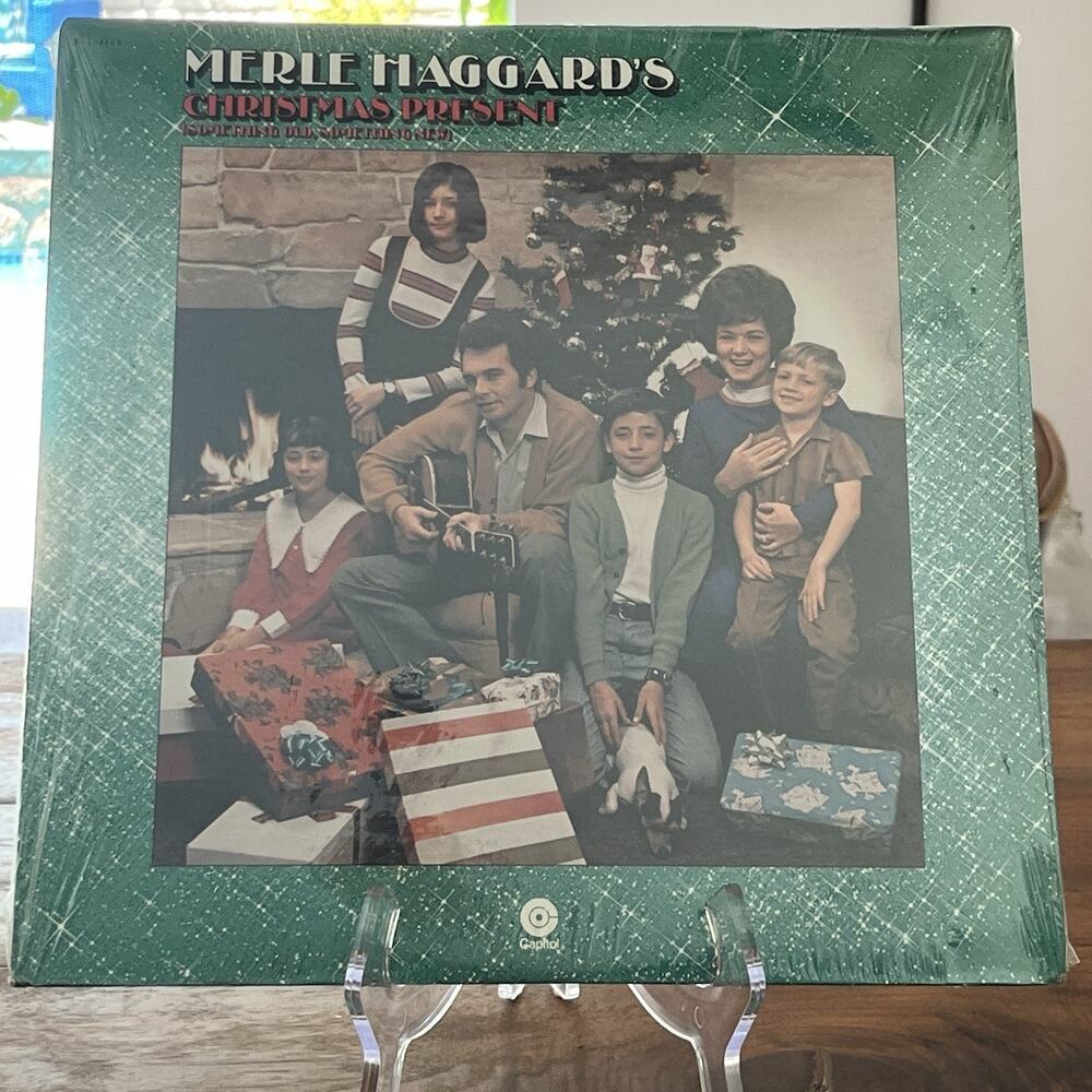 Merle Haggard’s Christmas Present Vinyl LP 1973 Capitol ST-11230 Sealed